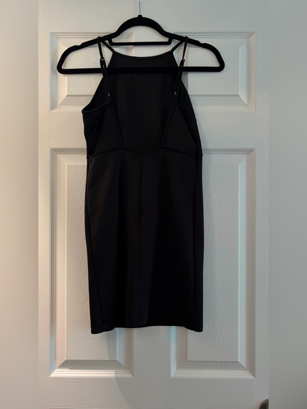 Classic Black Strappy Bodycon Dress